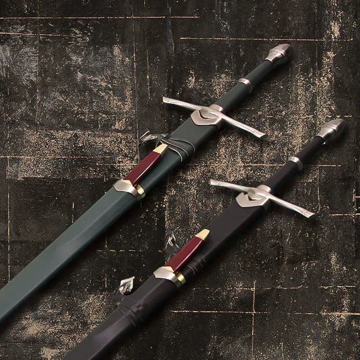 Aragorn Strider Ranger Sword with knife Lord Of The Ring Pairs