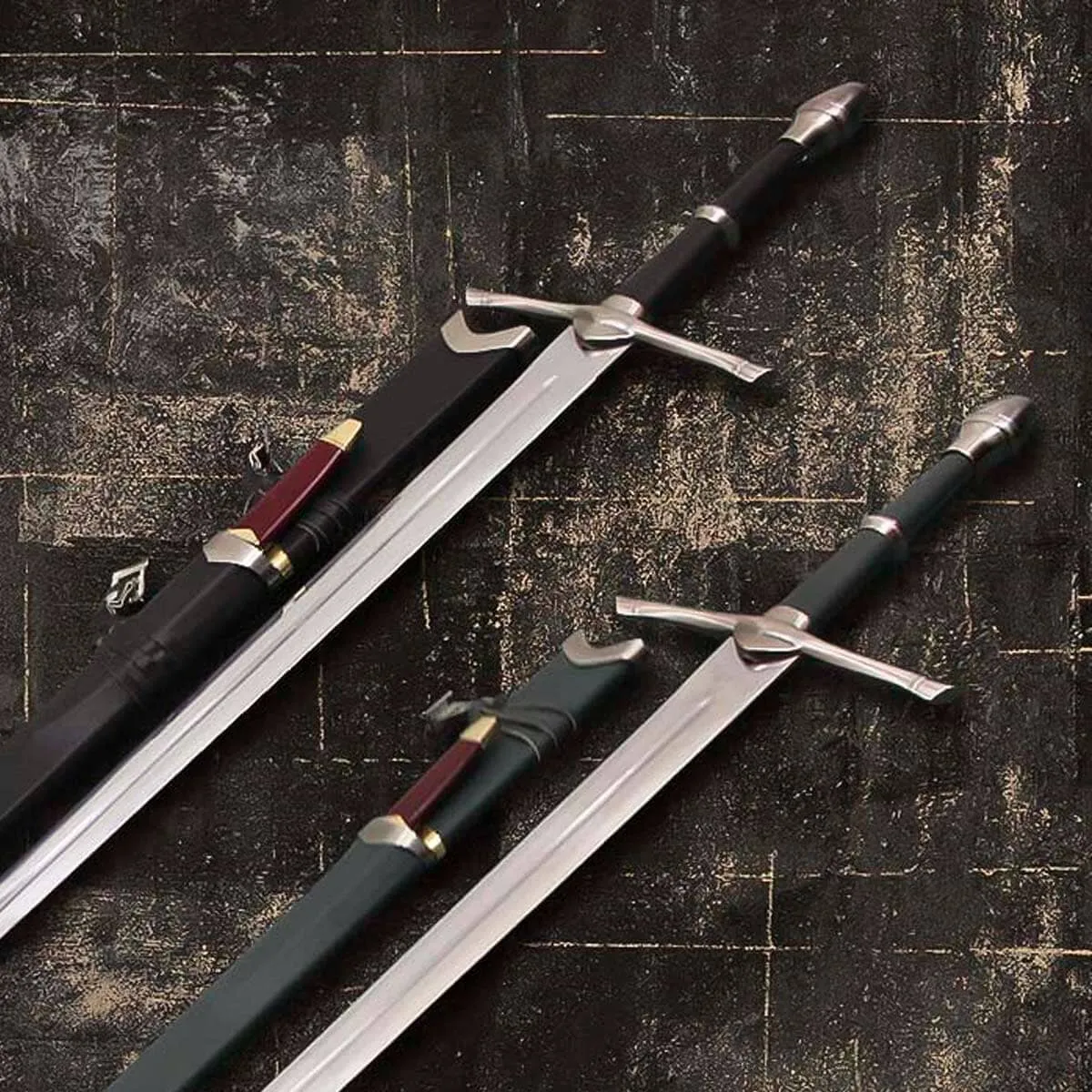 Aragorn Strider Ranger Sword with knife Lord Of The Ring Pairs