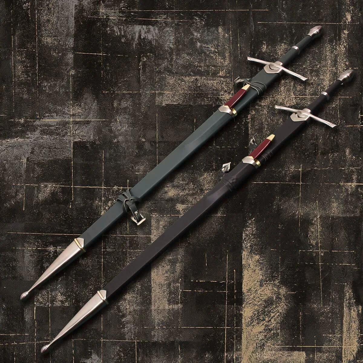 Aragorn Strider Ranger Sword with knife Lord Of The Ring Pairs
