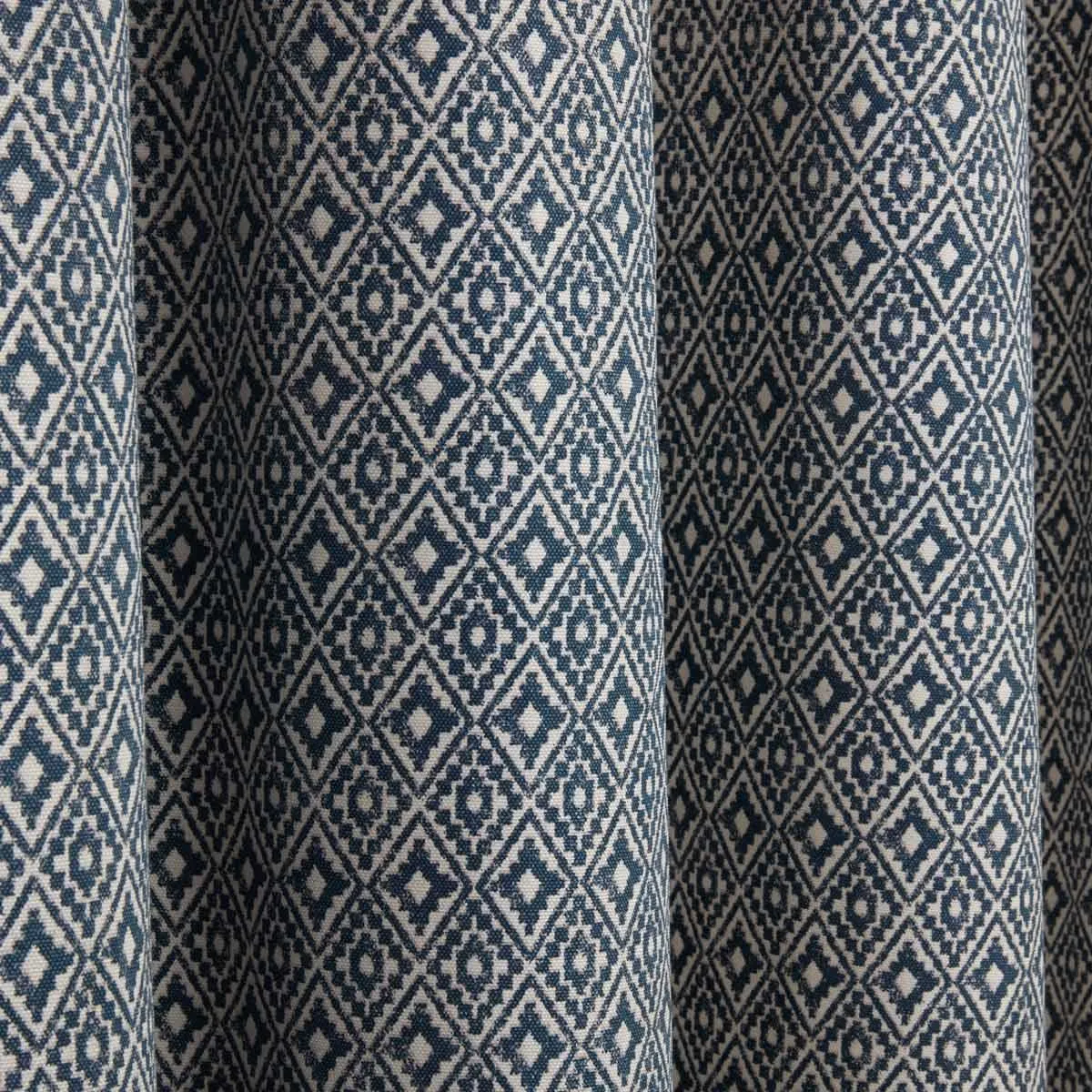 Aztec Diamond Tape Top Curtains