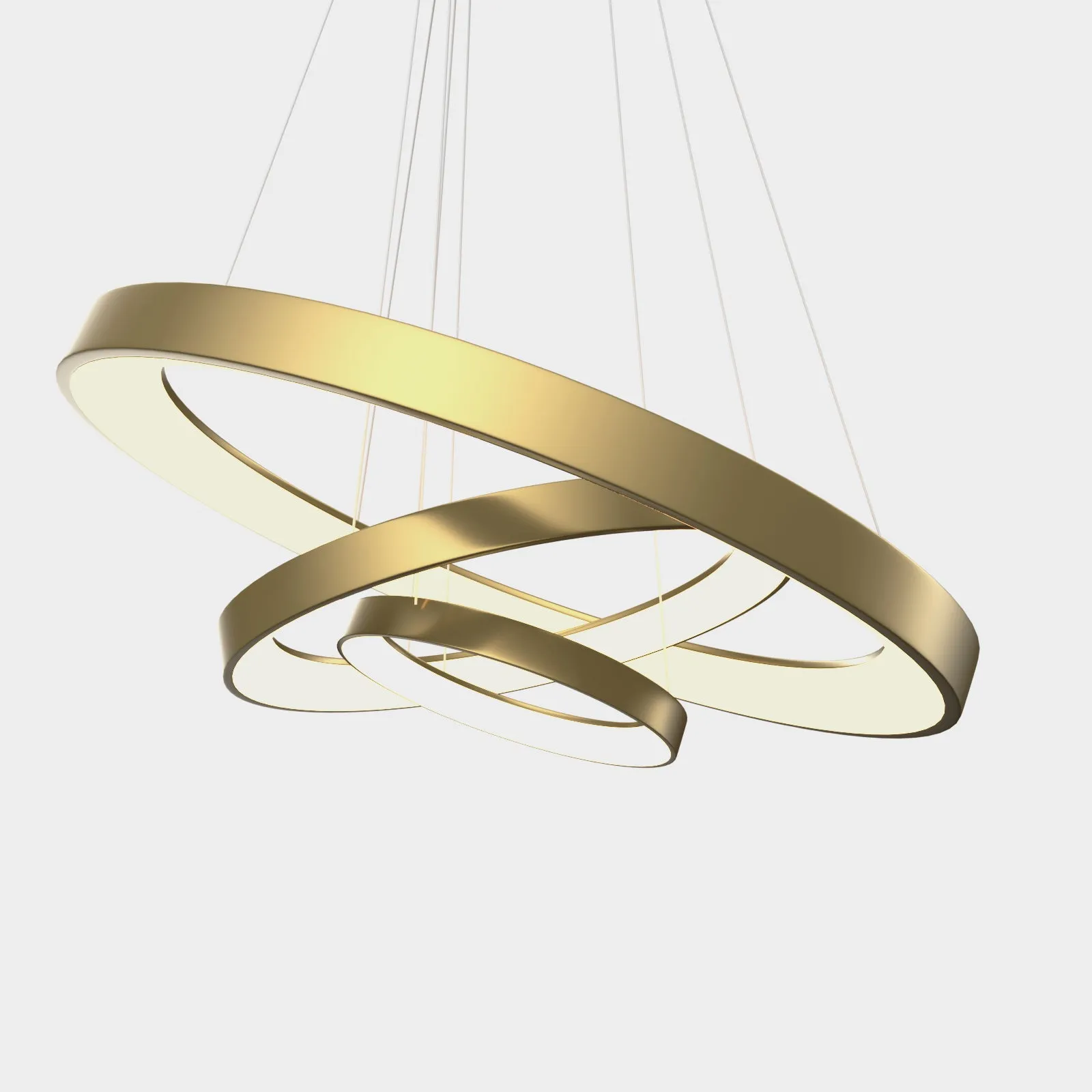 BAMA LED Modern Large 3 Tiers Chandeliers Dimmable CCT selectable color Temperature