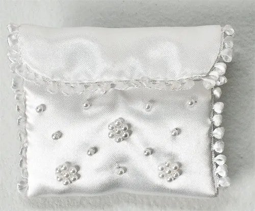 Beaded Communion Rosary Pouch