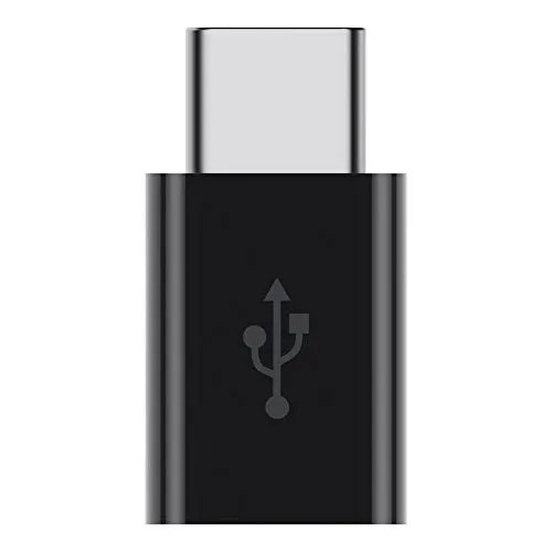 Belkin F2CU058btBLK Micro-USB to USB-C Adapter, (USB-IF Certified) for All USB Type-C Devices, Black