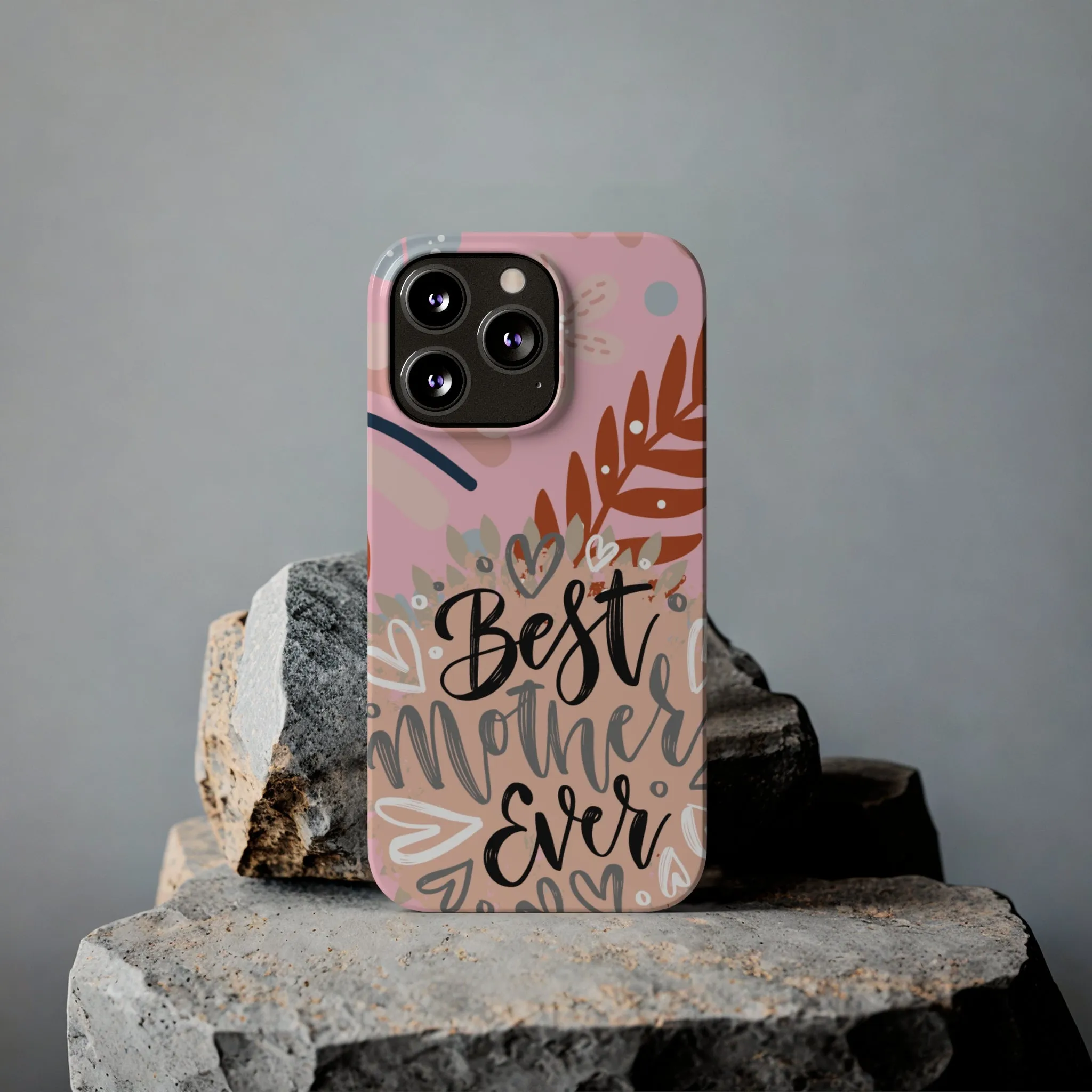 Best Mother Ever Botanical iPhone Case - Stylish and Heartwarming Protective Cover
