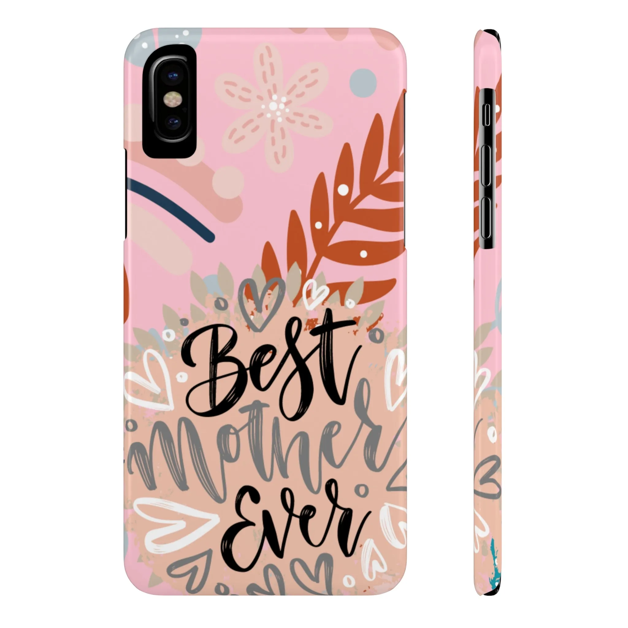 Best Mother Ever Botanical iPhone Case - Stylish and Heartwarming Protective Cover