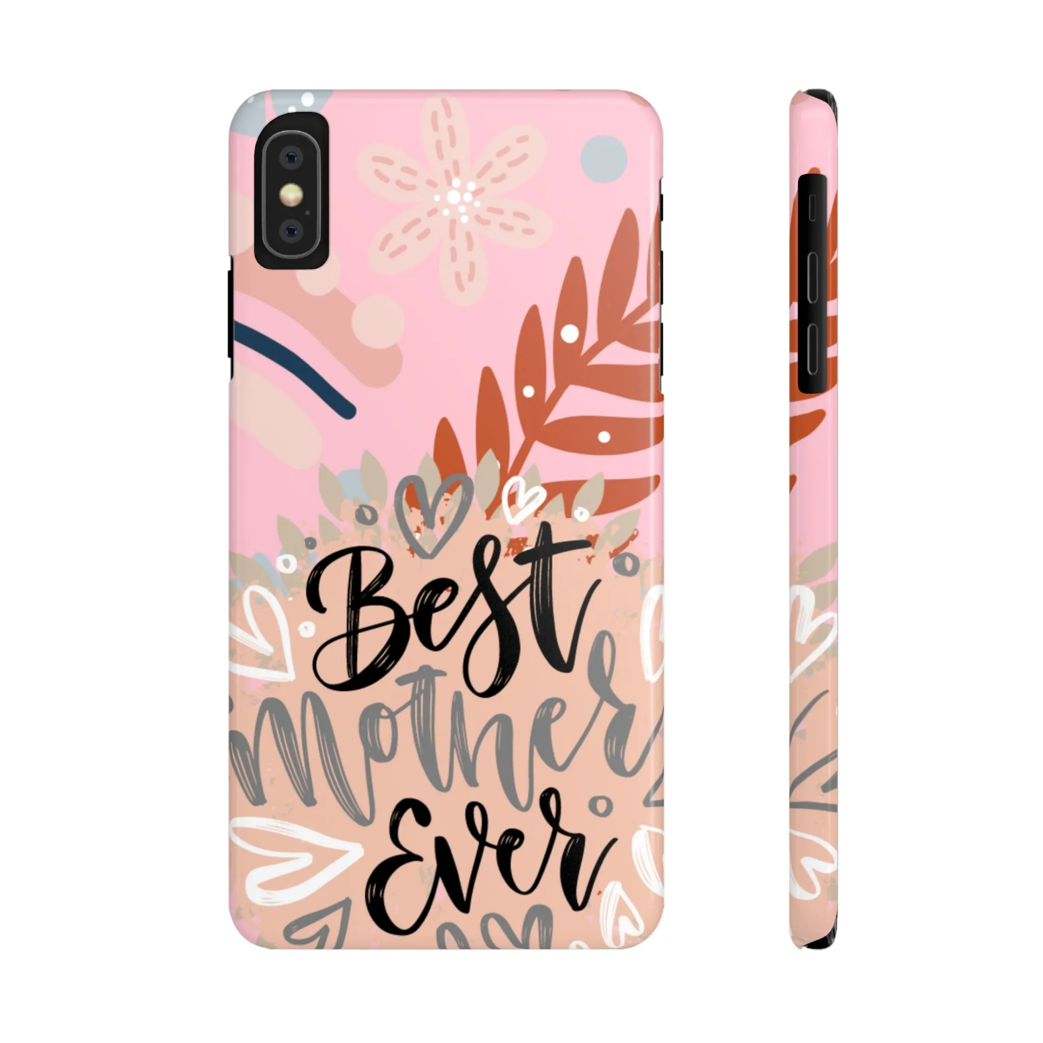 Best Mother Ever Botanical iPhone Case - Stylish and Heartwarming Protective Cover