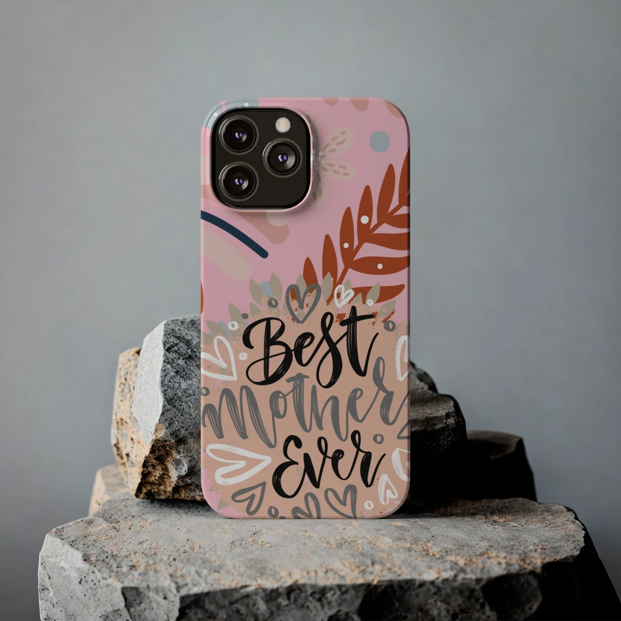 Best Mother Ever Botanical iPhone Case - Stylish and Heartwarming Protective Cover