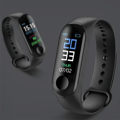 Black Fitness Tracker