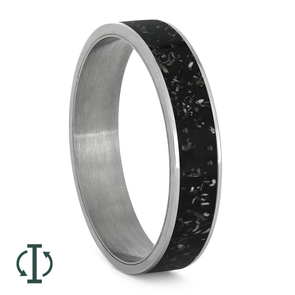 Black Stardust Inlay Components for Modular Rings