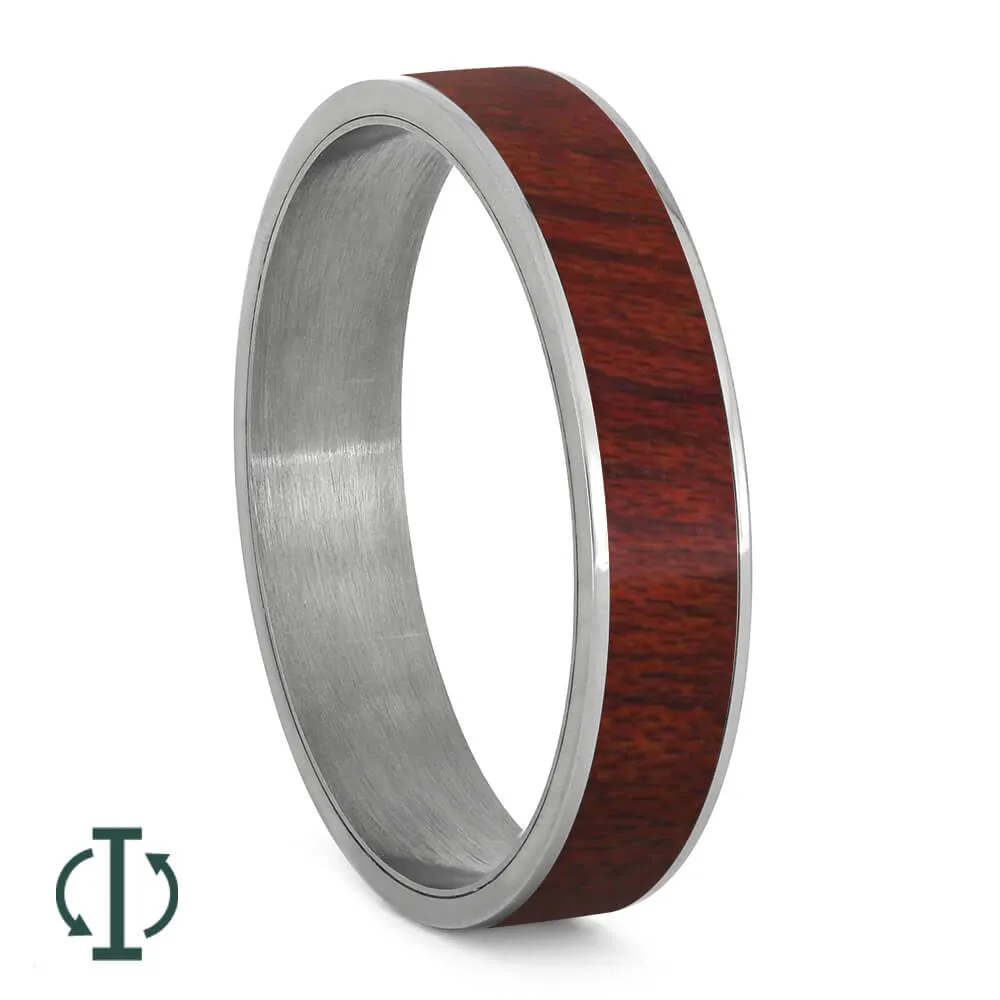 Bloodwood Inlay Components for Modular Rings