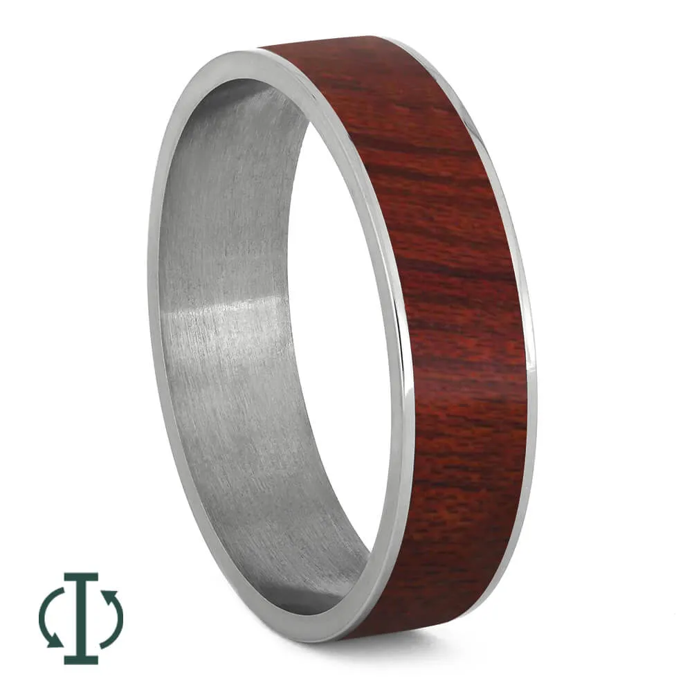 Bloodwood Inlay Components for Modular Rings