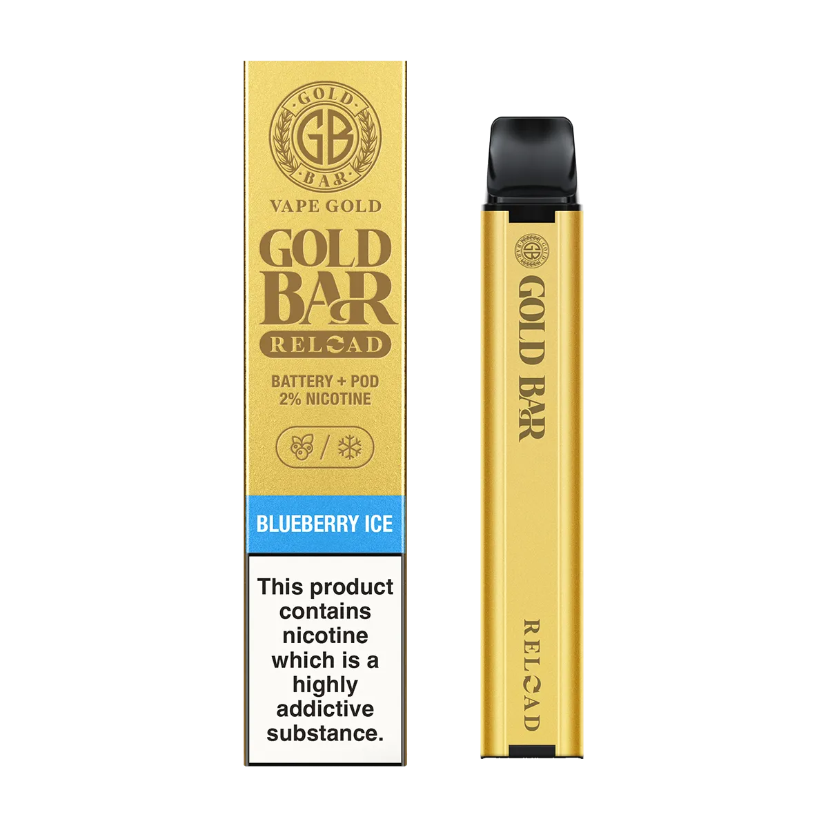 Blueberry Ice Gold Bar Reload Prefilled Pod Kit