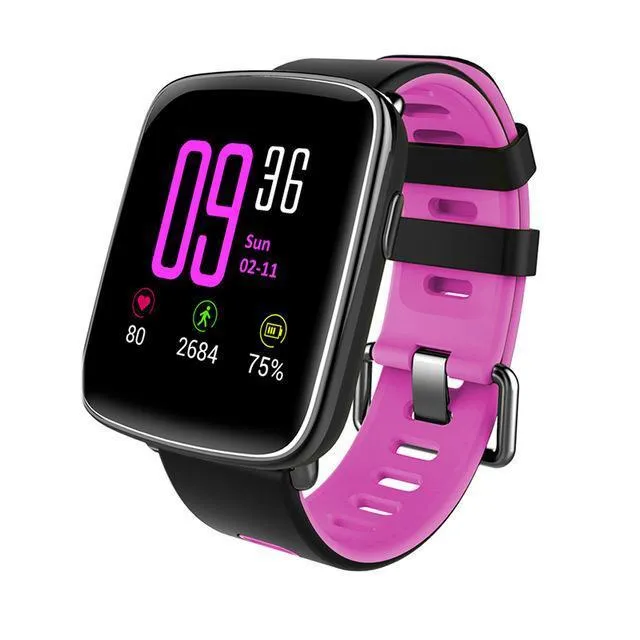 Bluetooth Sport Smart Watch IP68 Waterproof Swimming with Heart Rate Monitor Remote Camera Control