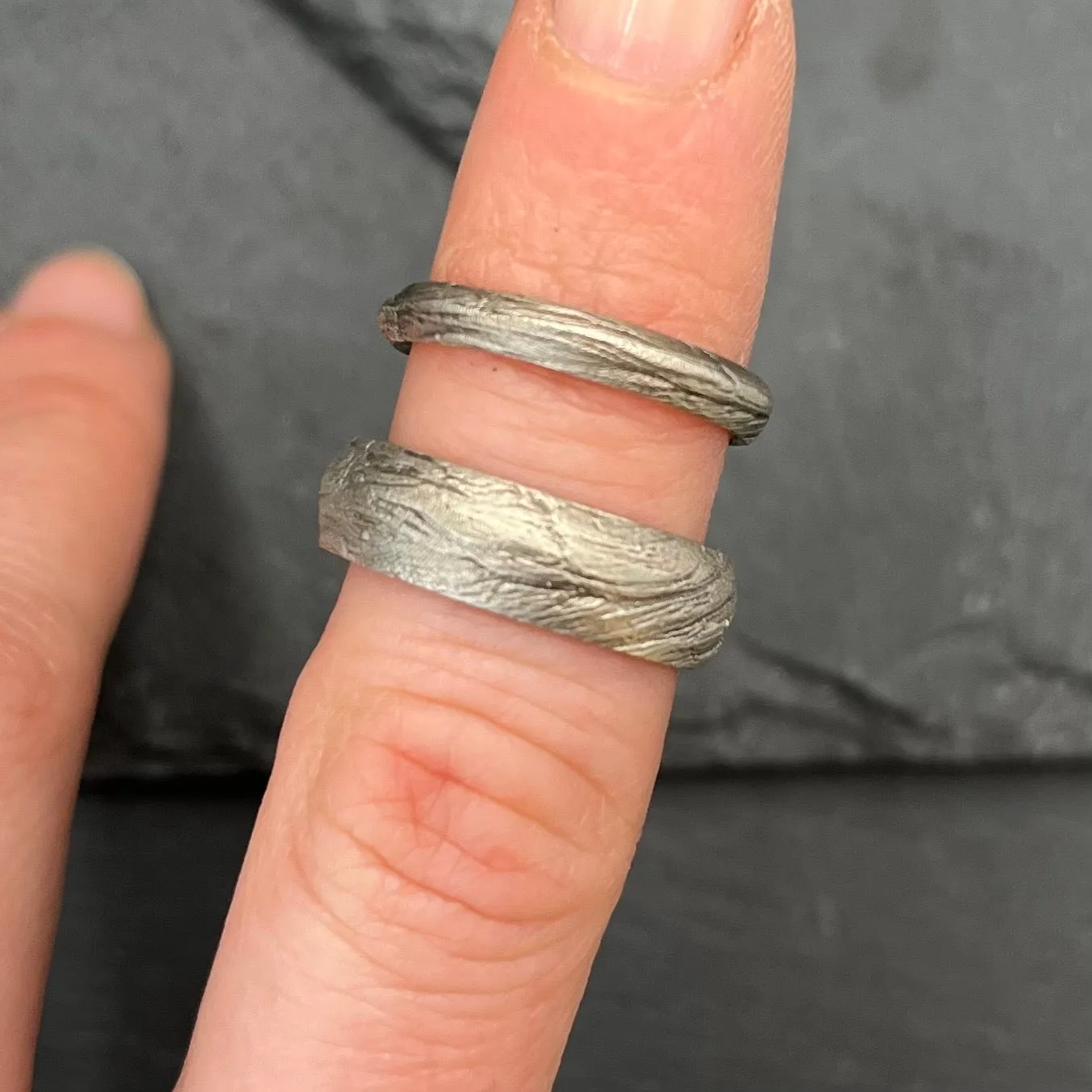Bristlecone Ring in White Gold