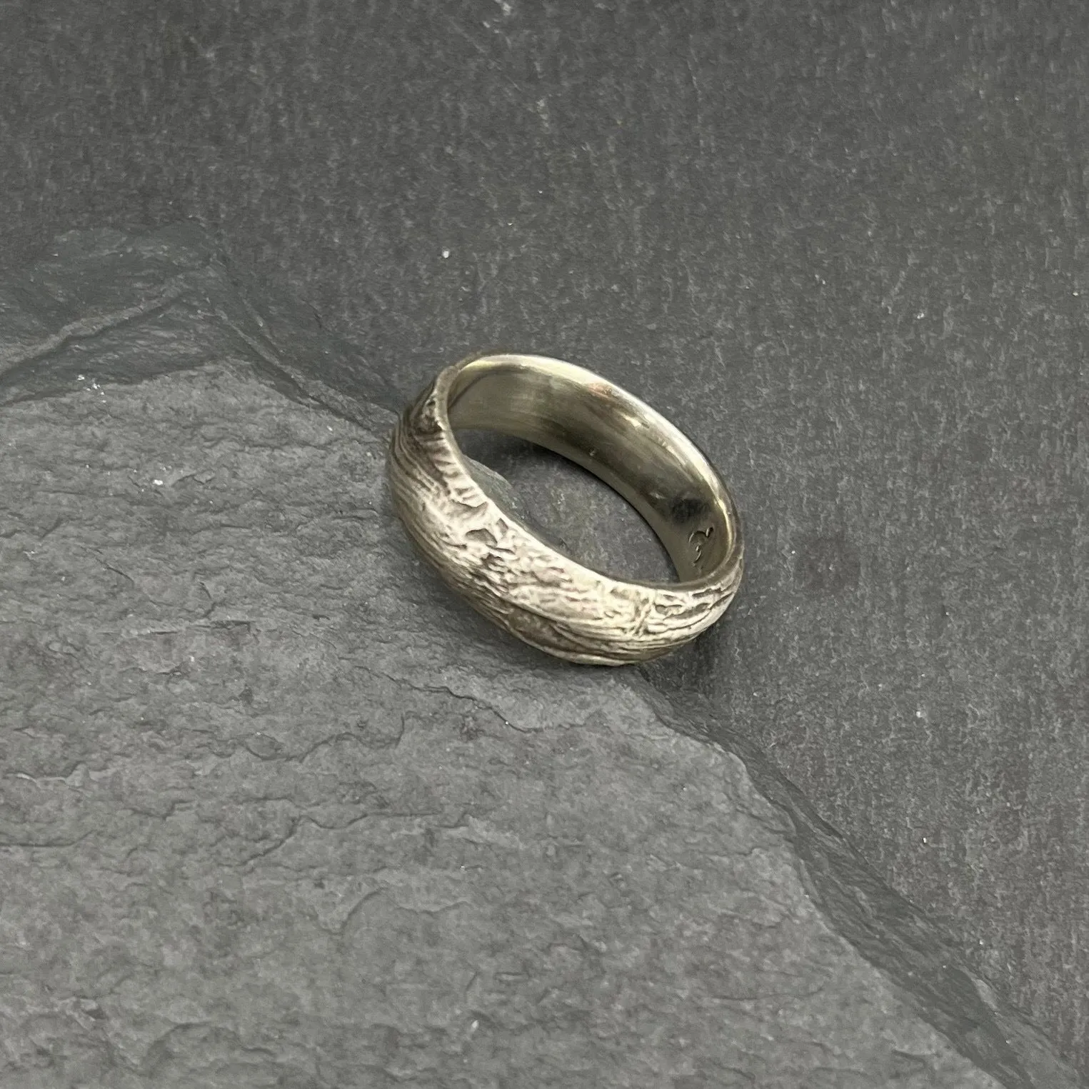 Bristlecone Ring in White Gold