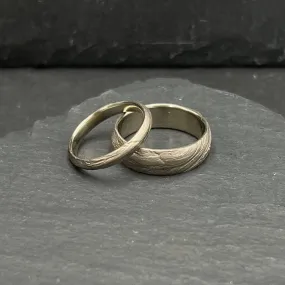 Bristlecone Ring in White Gold