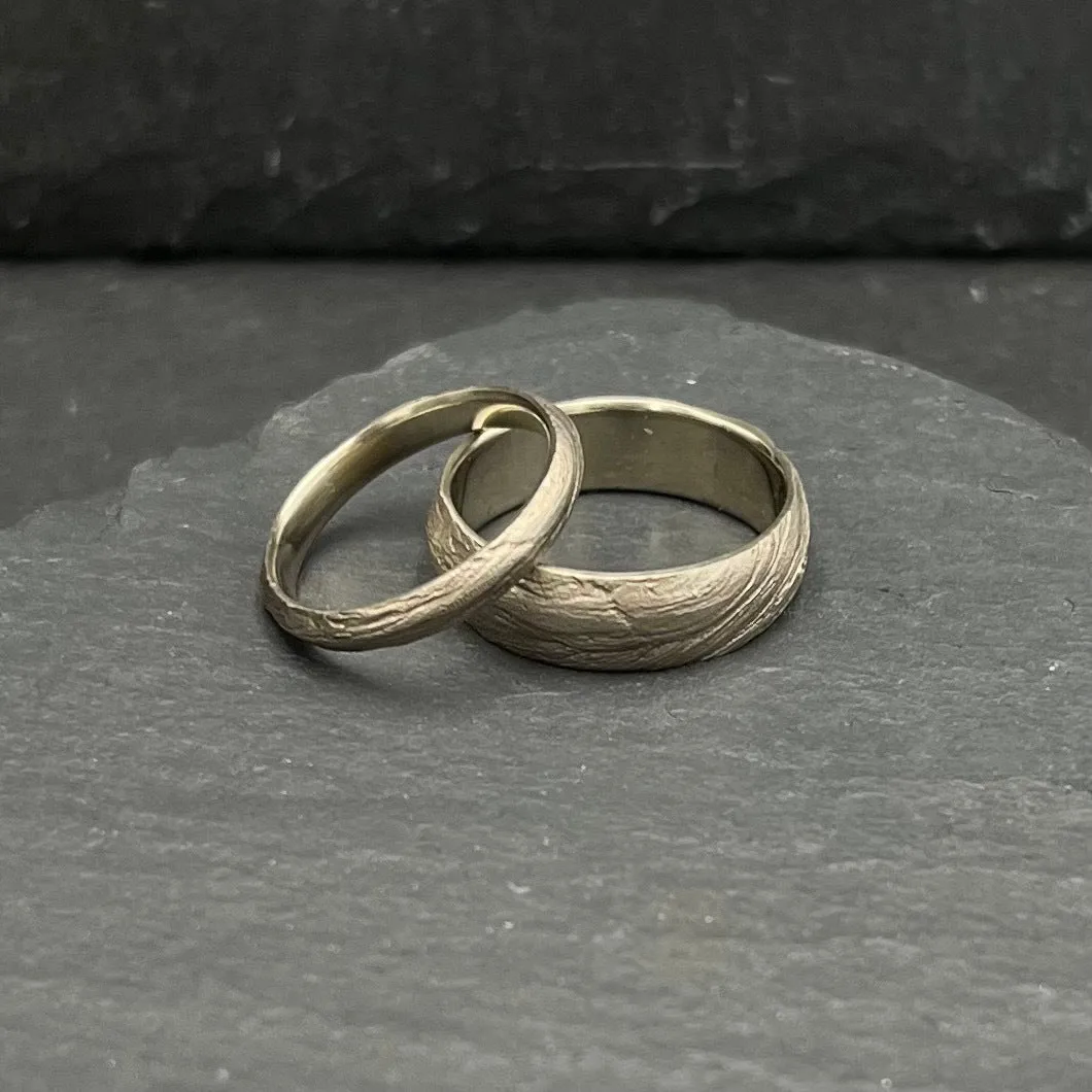 Bristlecone Ring in White Gold
