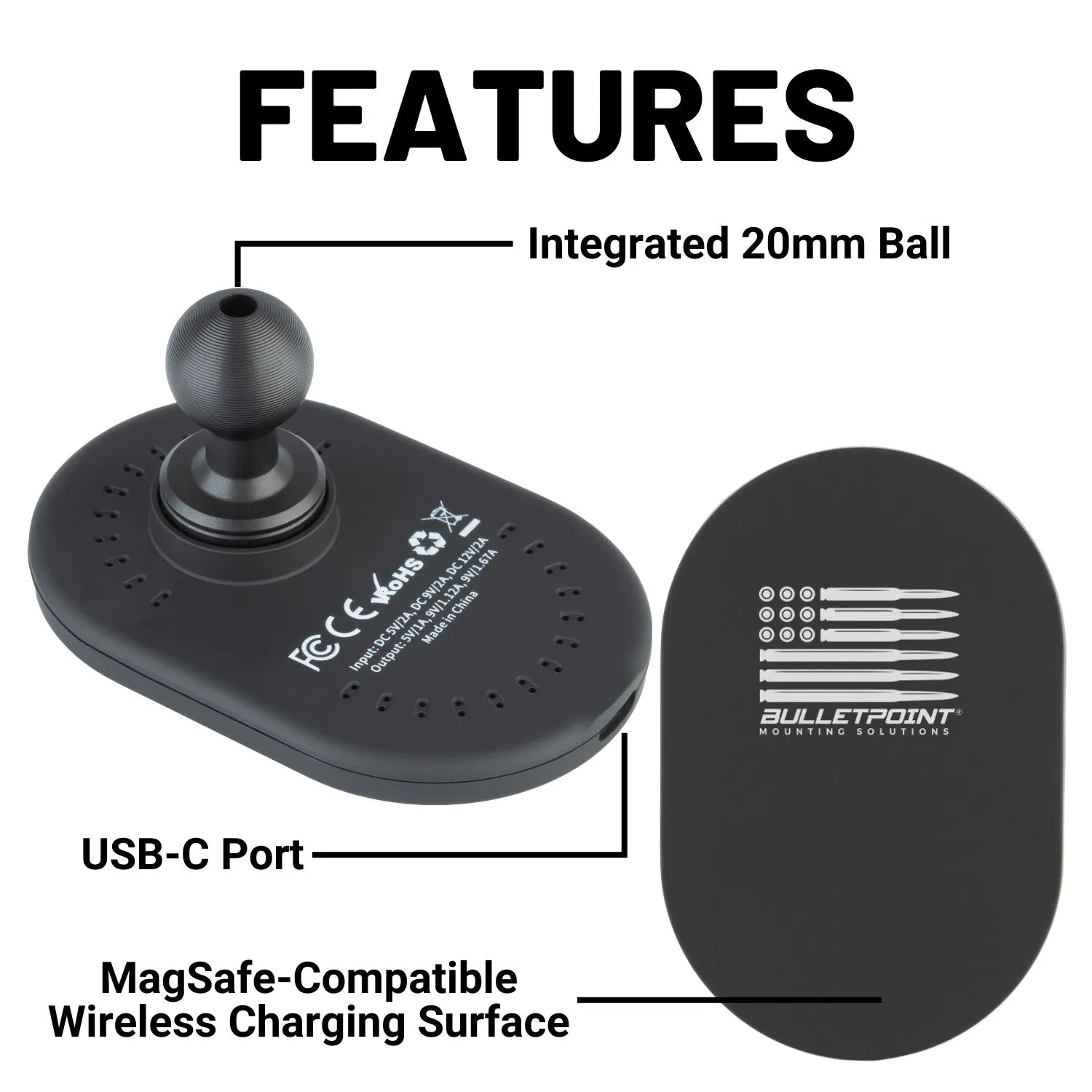 Bulletpoint MagSafe Compatible Wireless Phone Charger
