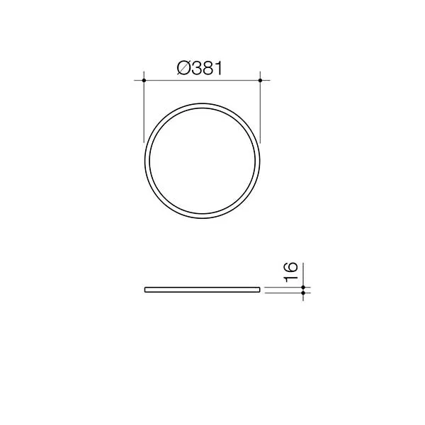 Caroma Liano II 400mm Round Inset Basin – Matte Green