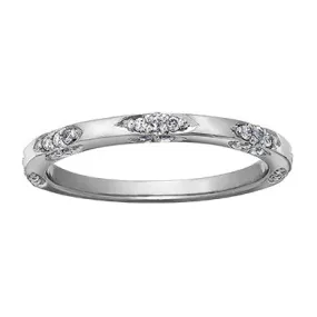 CHI CHI WHITE GOLD DIAMOND STACKABLES