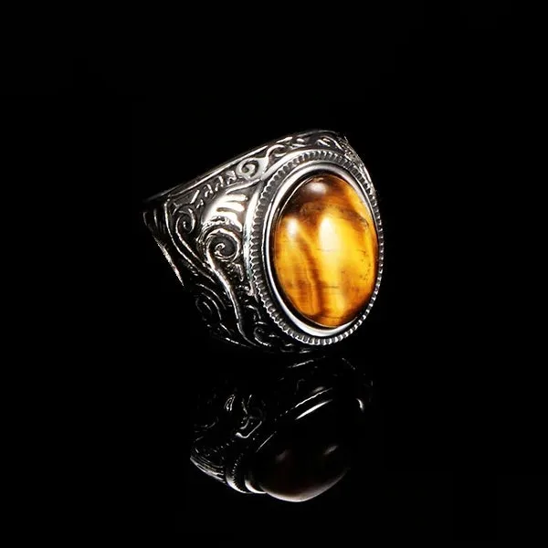 Classy Men Opal Stone Ring
