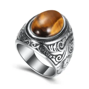 Classy Men Opal Stone Ring
