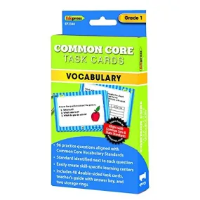 Common Core Vocabulary Task Cards - Grade 1(DISC)