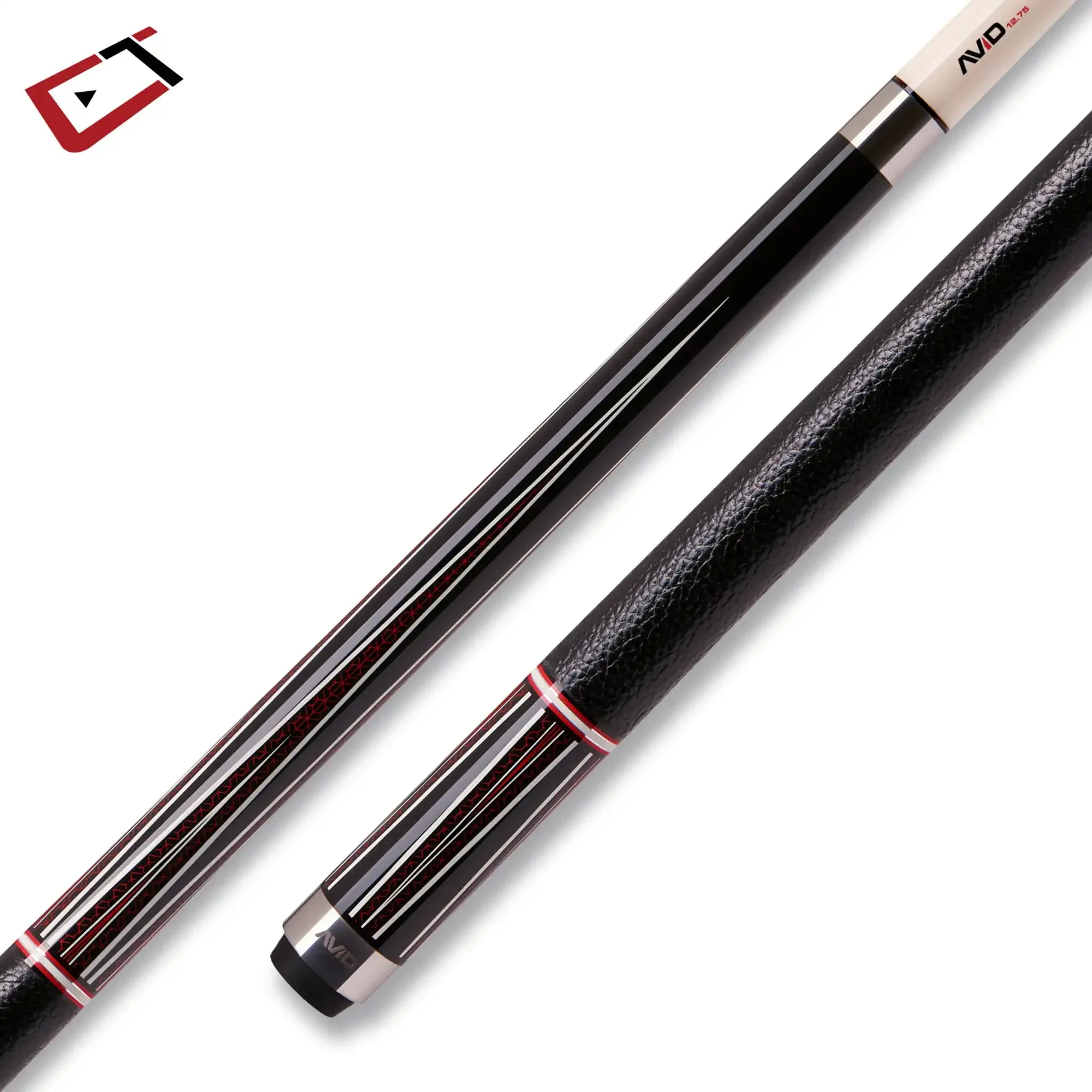 CUETEC AVID OPT-X RED POOL CUE 12.25MM 19OZ