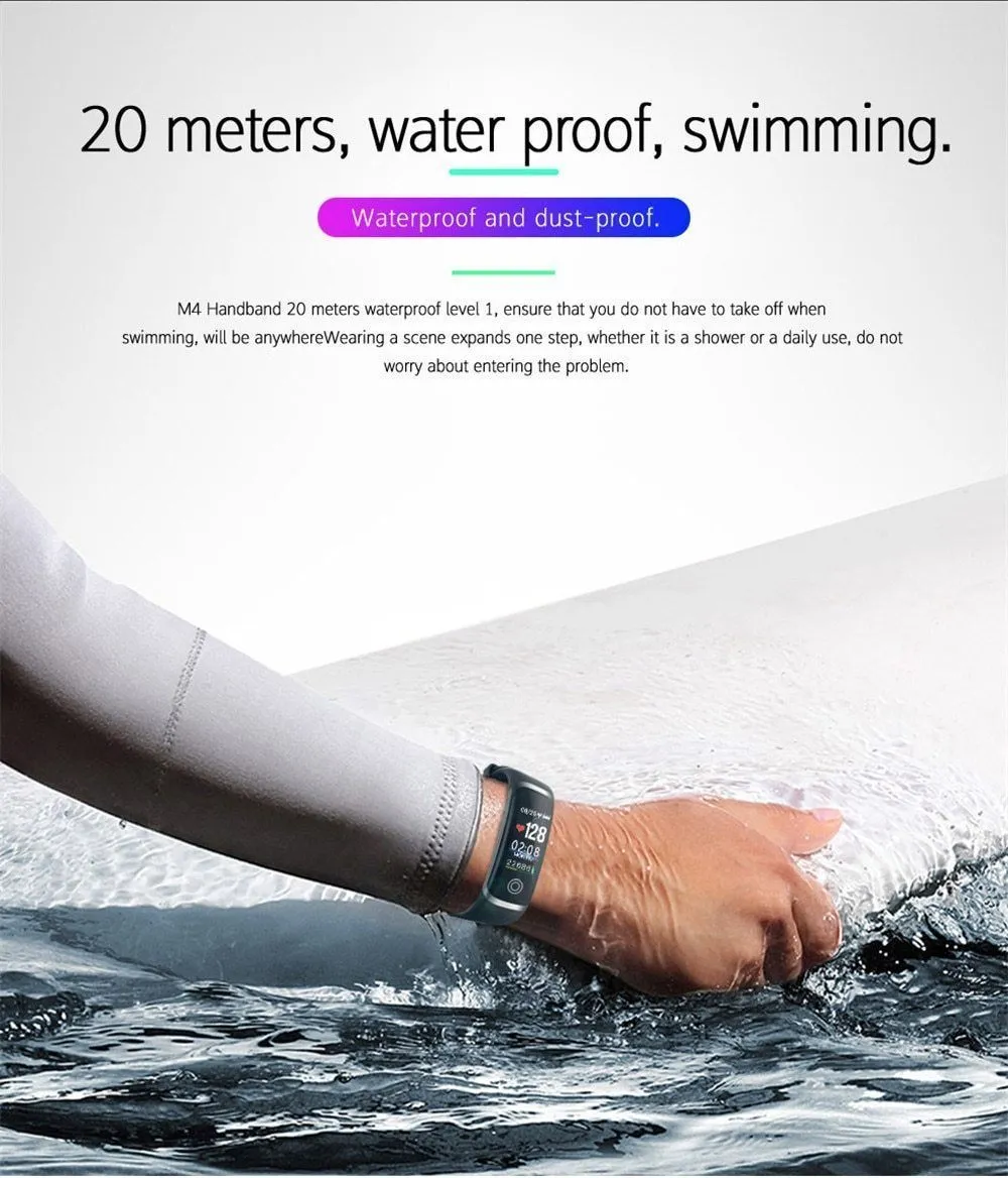 Dynamic Fitness Tracker Smart Watch Heart Rate & Blood Pressure monitor Smart Bracelet For iPhone Android