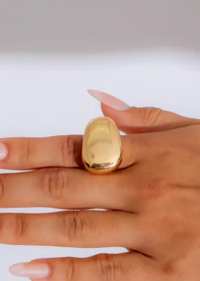 Eclipse Dome Ring Gold
