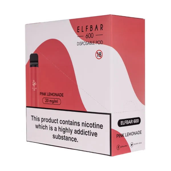 Elf Bar 600 Disposable Vape [Pack of 10]