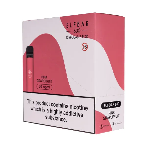 Elf Bar 600 Disposable Vape [Pack of 10]