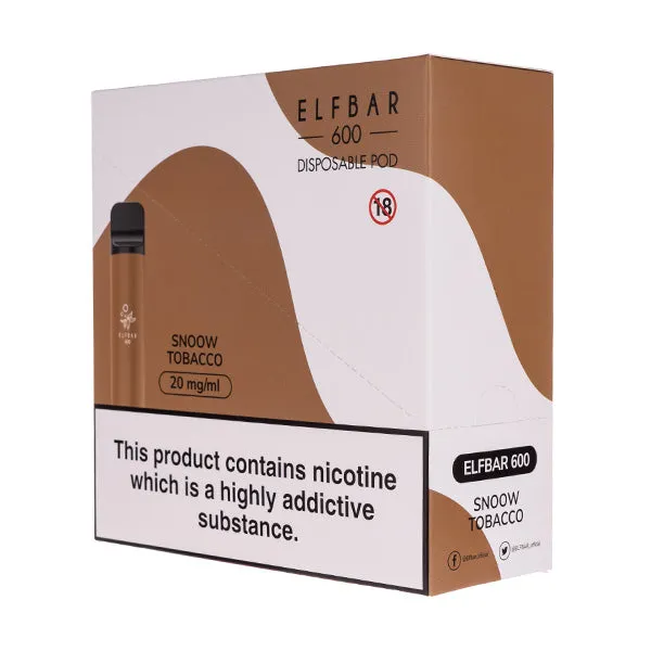 Elf Bar 600 Disposable Vape [Pack of 10]