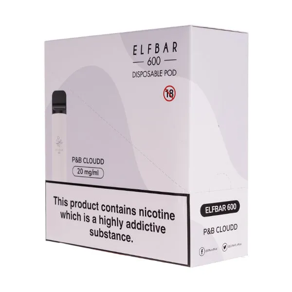 Elf Bar 600 Disposable Vape [Pack of 10]