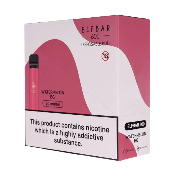 Elf Bar 600 Disposable Vape [Pack of 10]