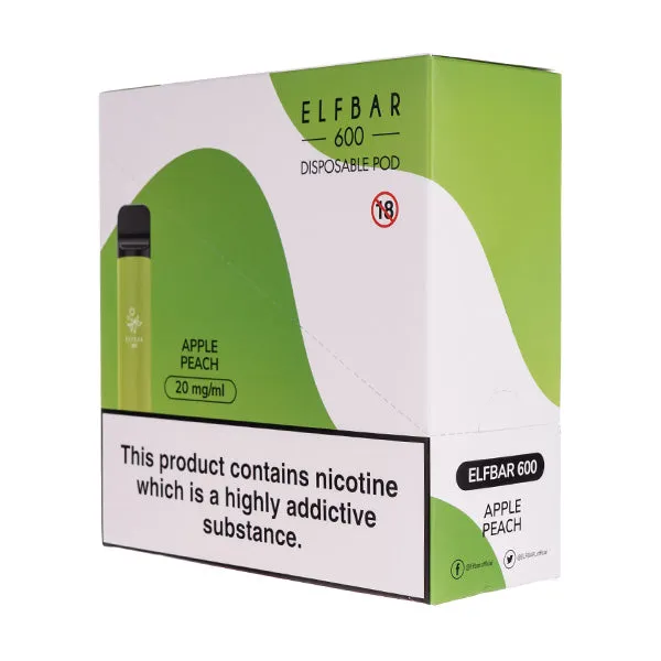 Elf Bar 600 Disposable Vape [Pack of 10]
