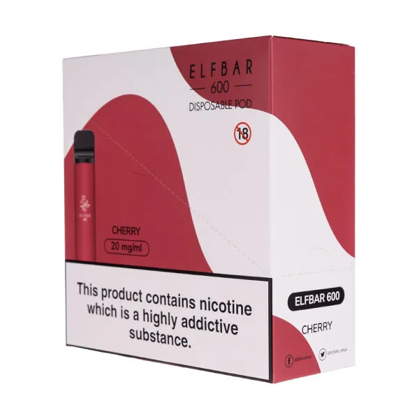 Elf Bar 600 Disposable Vape [Pack of 10]