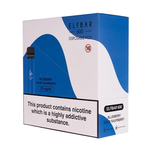 Elf Bar 600 Disposable Vape [Pack of 10]