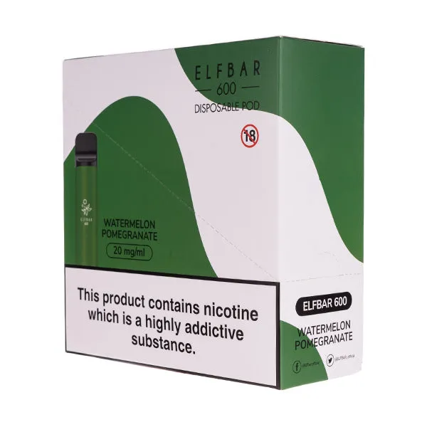 Elf Bar 600 Disposable Vape [Pack of 10]