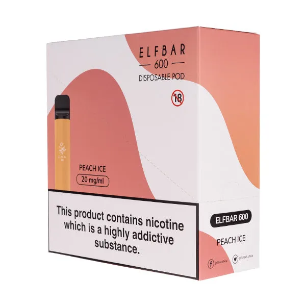 Elf Bar 600 Disposable Vape [Pack of 10]