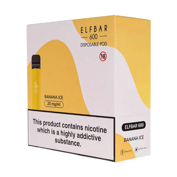 Elf Bar 600 Disposable Vape [Pack of 10]