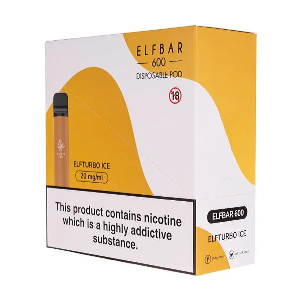 Elf Bar 600 Disposable Vape [Pack of 10]
