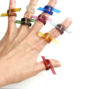 EPHEZE adjustable rings in 8 colors| PERFECT GIFT