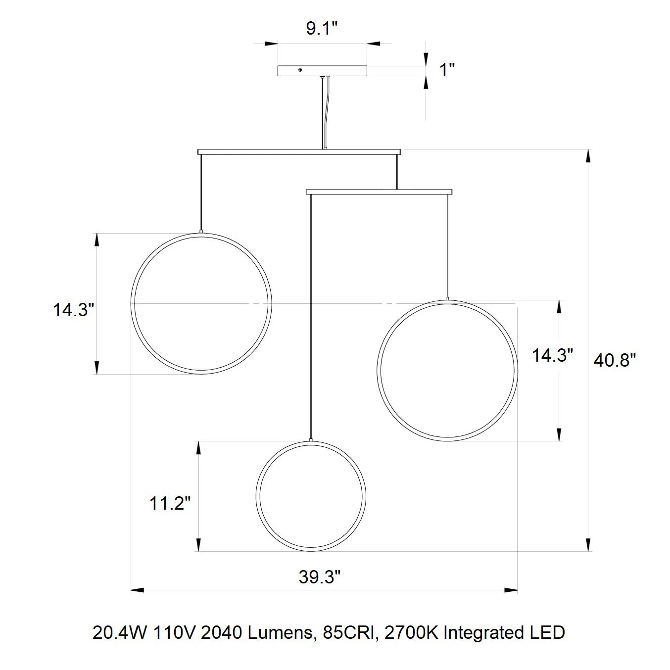 Focus Pendant Light