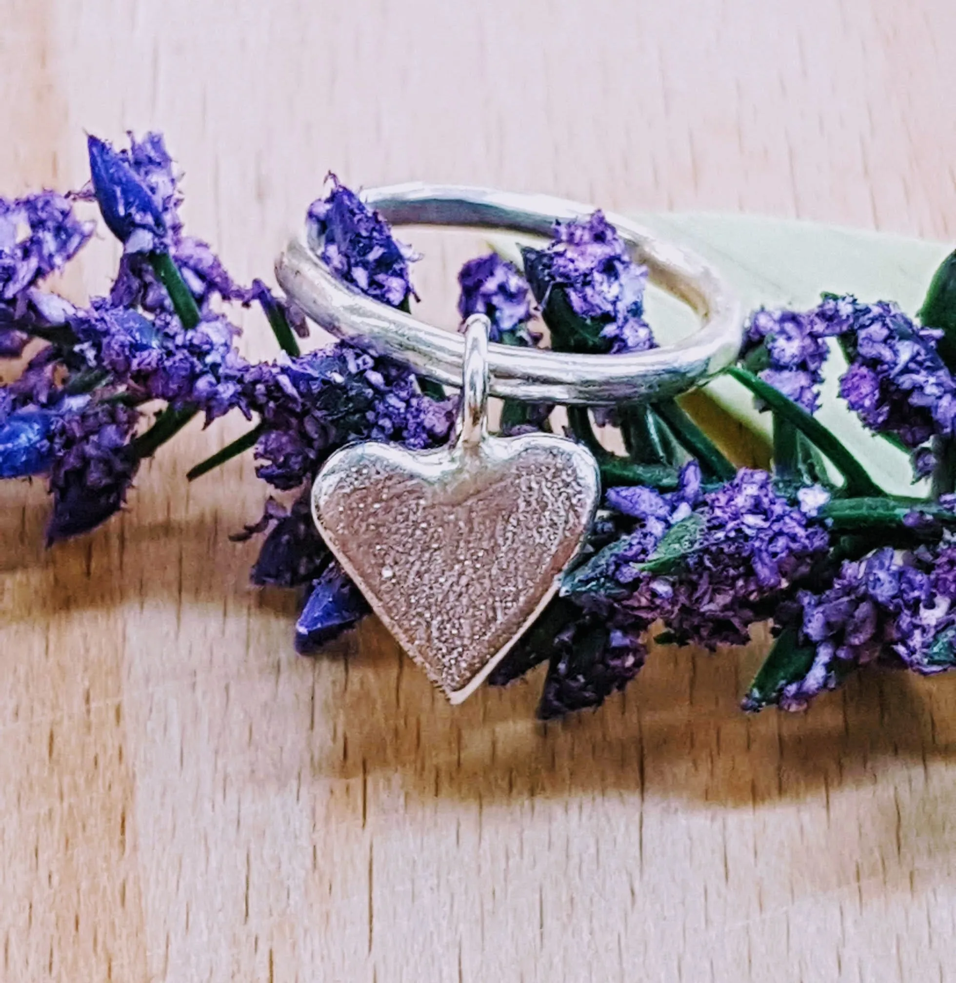 Forever Heart Dangle Ring
