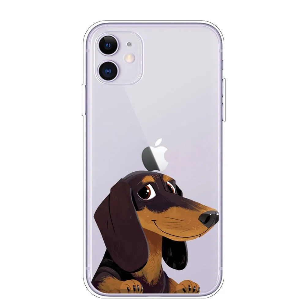 Funny cartoon dog phone cases