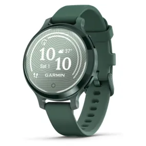 Garmin Lily 2 Active Women's Jasper Green With Jasper Green Silicone Band Built-in GPS Hidden Display Patterned Lens Up To 9 Days Battery Life Small And Stylish Smartwatch - 010-02891-02