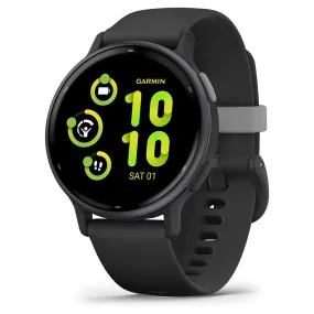 Garmin vivoactive 5 Black Health and Fitness with AMOLED Display Up to 11 Days of Battery Life GPS Smartwatch - 010-02862-10