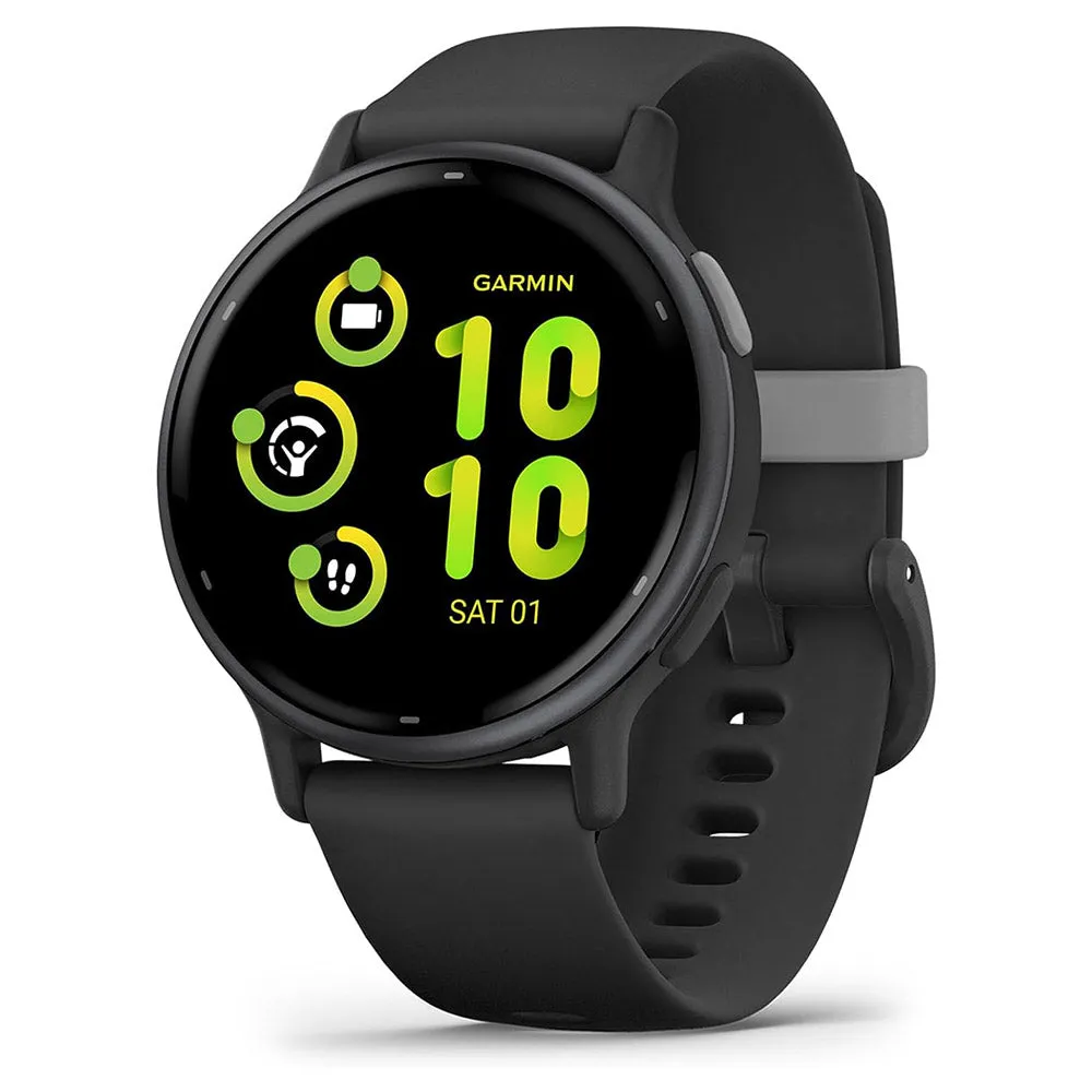 Garmin vivoactive 5 Black Health and Fitness with AMOLED Display Up to 11 Days of Battery Life GPS Smartwatch - 010-02862-10