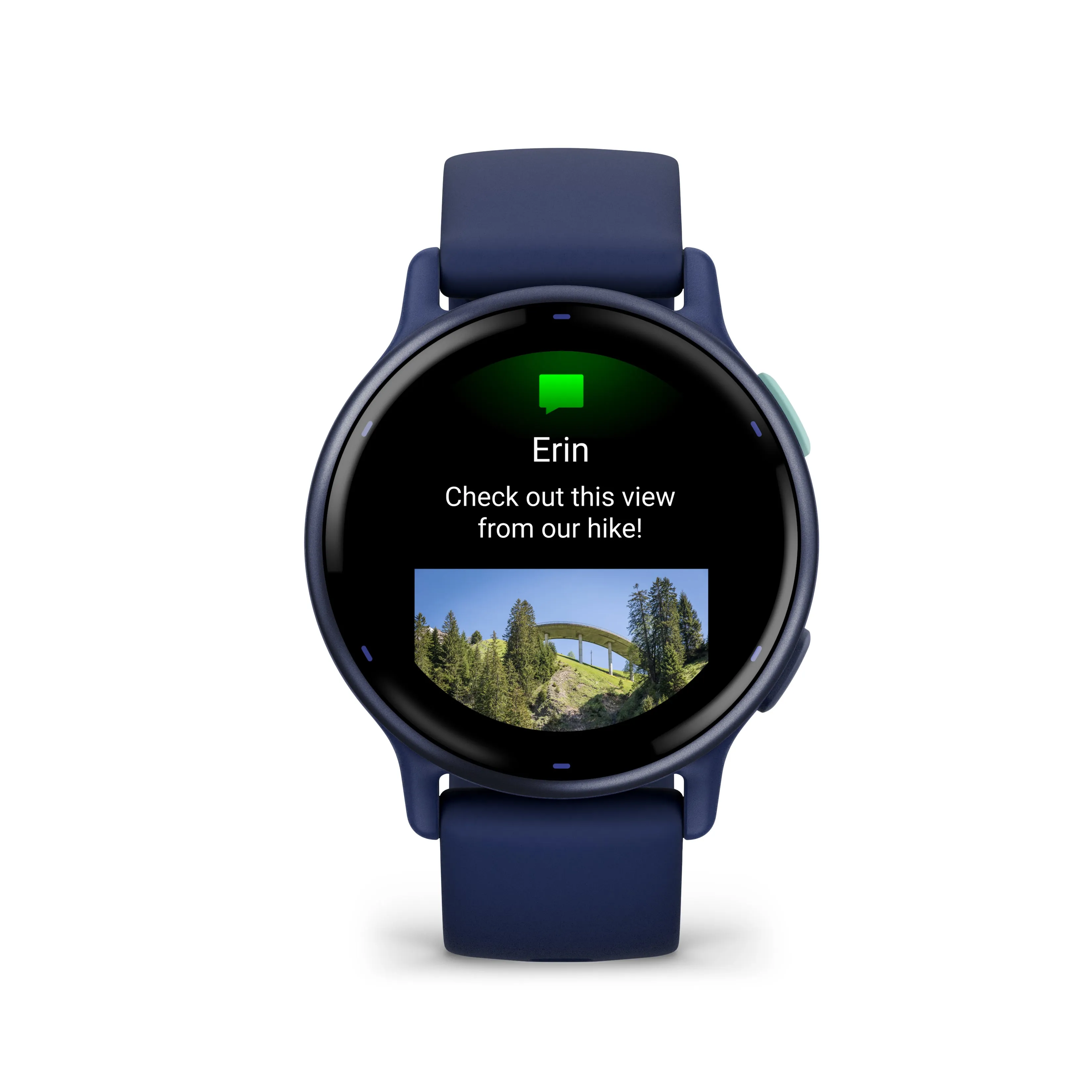 Garmin Vivoactive 5 Metallic   Navy Smart Watch